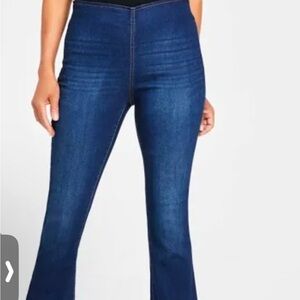 Classic INC Blue Women's flare Jeans pant size 8